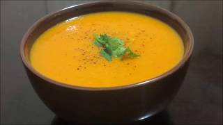 Carrot Sweet Potato Soup  How to make Carrot Soup  Easy Soup Recipe [upl. by Lucia]