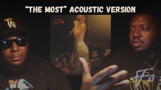 Sinead Harnett  quotThe Mostquot Acoustic Version REACTION [upl. by Juetta]