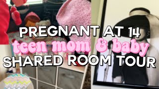 Teen Mom amp Baby Shared Room Tour 🧸 14 and Pregnant [upl. by Stafford637]