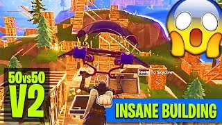 The New 50v50 V2 Gamemode is INSANE CRAZY BUILDING [upl. by Machutte]