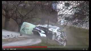 Highlights amp Crash Mistakes Jänner Rallye 2024 Tag 1 [upl. by Nerin661]