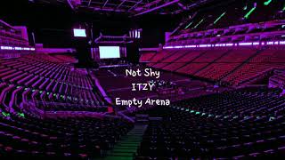 Not Shy by ITZY 있지 but youre in an empty arena CONCERT AUDIO USE HEADPHONES 🎧 [upl. by Garaway216]