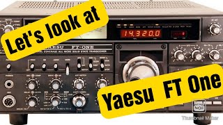 First Look at the Yaesu FT ONE Transceiver [upl. by Kwang341]