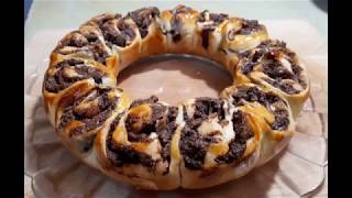 👍🏻 Chocolate and almond stuffed brioche recipe [upl. by Westmoreland]