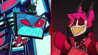 Hazbin Hotel  Vox vs Alastor  The Petty Squabbles of the Overlords [upl. by Cherrita679]