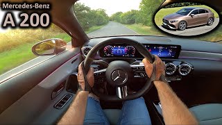 2023 MercedesBenz A 200  POV test drive [upl. by Lawtun]