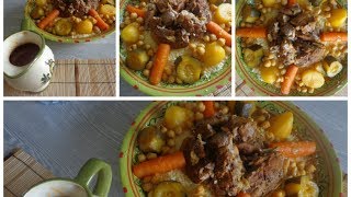 Algerian couscous  Couscous Algerien Part 2  Partie 2 [upl. by Corsetti]