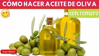 aceite de oliva con romero [upl. by Ymij]