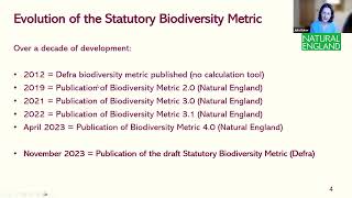 Webinar The Statutory Biodiversity Metric for Mandatory Biodiversity Net Gain in England [upl. by Austine]