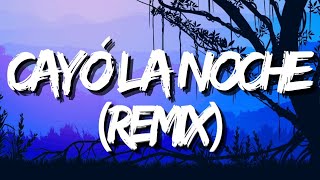 Cayó la Noche Remix LetraLyrics  La Pantera Quevedo Juseph ft Bejo Abhir Hathi Cruz Cafuné [upl. by Emsmus]