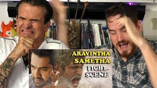 ARAVINDHA SAMETHA Intro Fight Scene REACTION [upl. by Fritzsche]