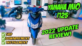 Yamaha Mio i125 Matte Blue 2022 Update Review  Specs Features amp Walkthrough [upl. by Geneva]