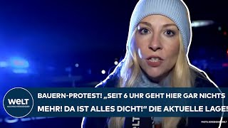 BAUERNPROTESTE IN DEUTSCHLAND quotDie Landwirte kochen Da ist alles dichtquot Die aktuelle Lage [upl. by Nnagem197]