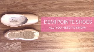 ALL You Need To Know About Demi Pointe Shoes Soft Blocks Soft Pointes Plus Grishko Info [upl. by Eselrahc]