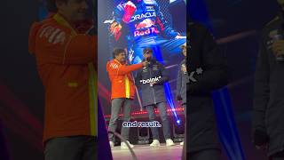 Sainz Saves Verstappen On Stage 🤣 [upl. by Azarcon]