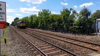 GBRf 57310Pride Of Cumbria on route learning powers through salhouse light locomotive on 9823 [upl. by Arden]