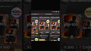 Trophy Titans first pack opening😁🤥 fifa shorts  fcmobile football [upl. by Ynnaf616]