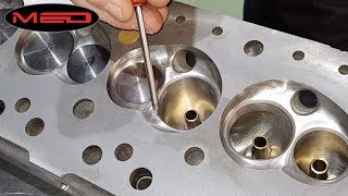 Offset valve guides and valve seat blending explained [upl. by Avlem]