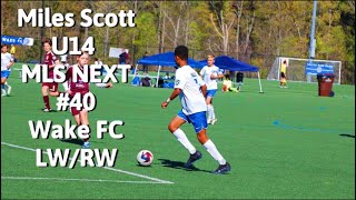 Miles Scott Soccer Highlights U142011 Wake FC [upl. by Griffy451]