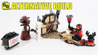 LEGO NINJAGO MOVIE 70606 ALTERNATIVE BUILD NINJA CRIB [upl. by Akinimod]