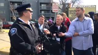 MPLS police Inspector Todd Loining talks about building collapse at Karmel Mall in South Minneapolis [upl. by Sybila11]