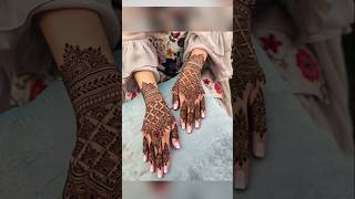 Beautiful and unique back hand Mehndi design 2024 ytshorts youtubeshorts instagram tiktokviral [upl. by Lydia]