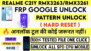 Realme C21Y FRP Bypass Android 11  Hard Reset Pattern Realme RMX3261RMX3263 Google Account Bypass [upl. by Liamsi741]