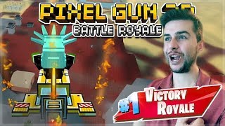 WINNING SQUAD GAMES ON MY OWN 105 BATTLE ROYALE VICTORYS  Pixel Gun 3D [upl. by Elianore]