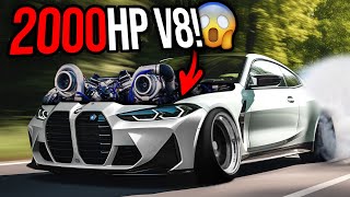 The CRAZIEST Big Turbo BMWs V10 E46 2JZ E30 amp More [upl. by Arammahs613]