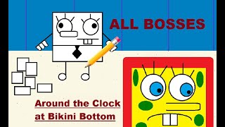 Around the Clock at Bikini Bottom Full Game 22 Glove World S Rank  ALL EXTRAS [upl. by Aivon161]