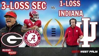 Can the Indiana Hoosiers get left out of the CFP with only 1 loss [upl. by Lambert]