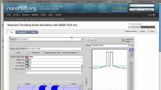 Nanoelectronic Modeling nanoHUB Demo 2 RTD simulation with NEGF  Part 12 [upl. by Kerri]