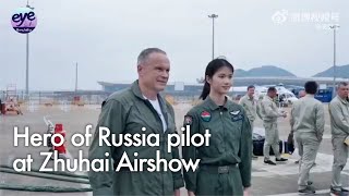 Legendary 62yearold Russian test pilot stuns at Zhuhai Airshow with solo Su57 flight [upl. by Joye]