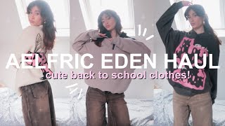 HUGE TRYON HAUL WITH AELFRIC EDEN 💙⭐️  back to school clothing haul [upl. by Derk]