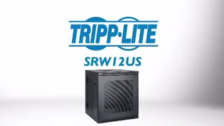 Tripp Lite 12U WallMount Rack Cabinet Enclosure  SRW12US [upl. by Akemej]