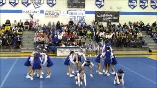 Reuther Middle School Cheer 7th Grade Round 3 1182014 [upl. by Dinse]