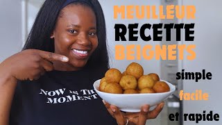 RECETTE BEIGNETS AFRICAIN  SIMPLE FACILE ET RAPIDE beignets africain food [upl. by Fatsug]