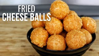 Irresistible fried cheese balls in 10 minutes [upl. by Jehiel]