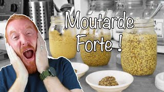 Moutarde FORTE Maison 🥵 Attention ça PIQUE [upl. by Lertnek944]