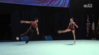 USA Mixed Pair Senior Final Acrobatic International [upl. by Nnil]