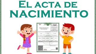 El acta de nacimiento  Tengo una identidad [upl. by Annhej]