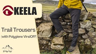 Stay Fresh and Active with Keela Mens Trail Trousers featuring Polygiene ViralOff [upl. by Lindahl]