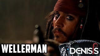 Jack Sparrow plays Wellerman  Nathan Evans Sea Shanty  Button Accordion [upl. by Ahsiad]