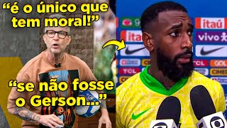 🚨GERSON É O ÚNICO MONSTRO DA SELEÇÃO MÍDIA REAGE A GOLAÇO E PARTIDA ESPETACULAR DE GERSON [upl. by Vi]