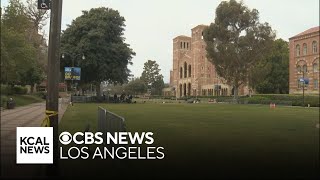 UCLA remains quiet after police clear out student encampment [upl. by Gentry]