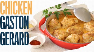 Chicken Gaston Gerard Learn the history and make the dish  Famous French chicken recipe [upl. by Ynnoj]