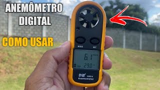 ANEMÔMETRO DIGITAL o que é pra que serve Unboxing [upl. by Ateloj159]