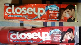 Closeup Red Hot Toothpaste Unboxing [upl. by Etat]