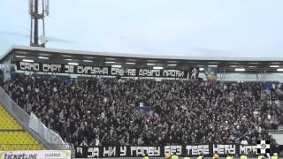 Zabranjeni navijanje  Partizan  Radnički Niš 01032014 [upl. by Lillith]