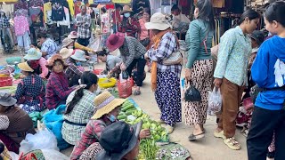 Fresh vegetables fresh fish natural meat are plentiful here belonging to the Cambodian people [upl. by Barton]